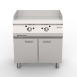 GAS FLAT GRIDDLE GRILL WITH CABINET BASE