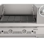 ADJUSTABLE HEIGHT COUNTERTOP CAST IRON GRILL WITH LIFT SYSTEM