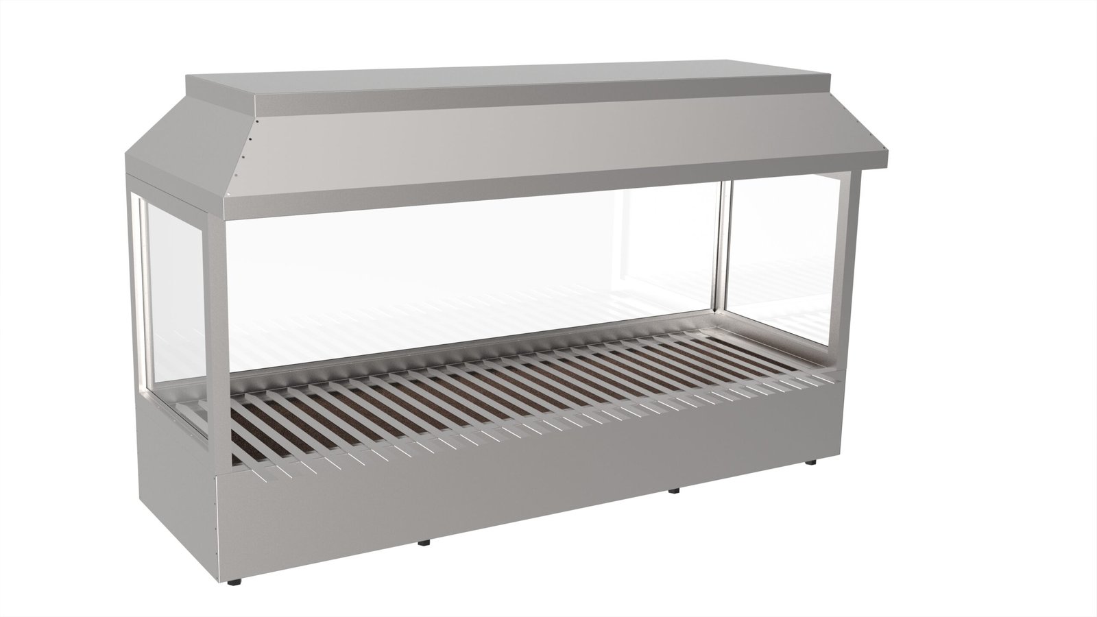 premium gurbe camlı davlumbazlı COUNTERTOP GLASS KEBAB - Image 1